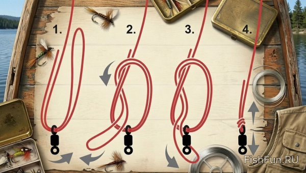 Узел Паломар (Palomar Knot)